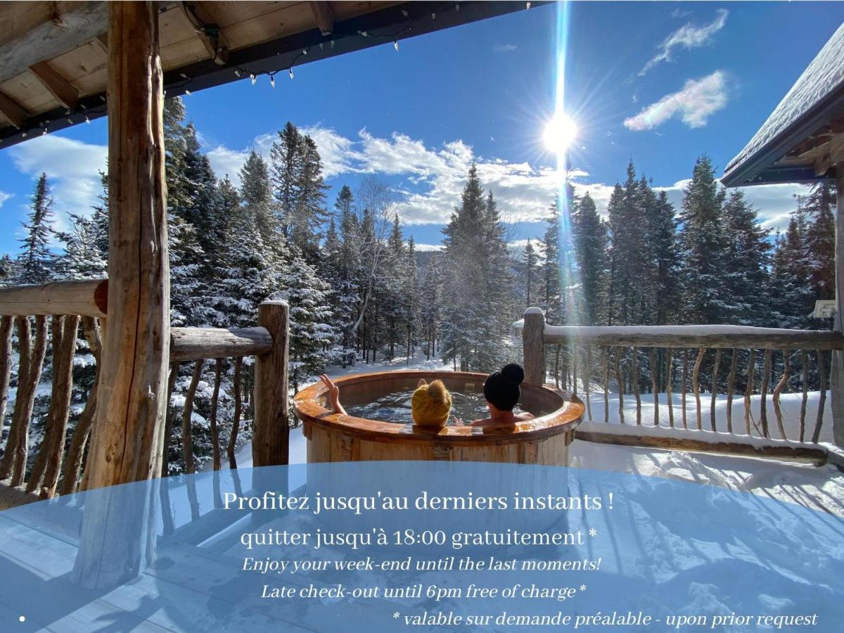 Husky - Chalets De Moh - Jacuzzi La Malbaie Εξωτερικό φωτογραφία