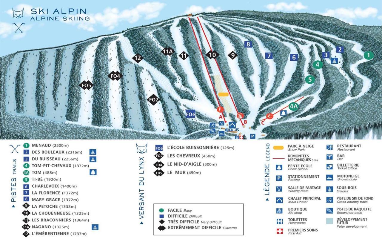 Husky - Chalets De Moh - Jacuzzi La Malbaie Εξωτερικό φωτογραφία